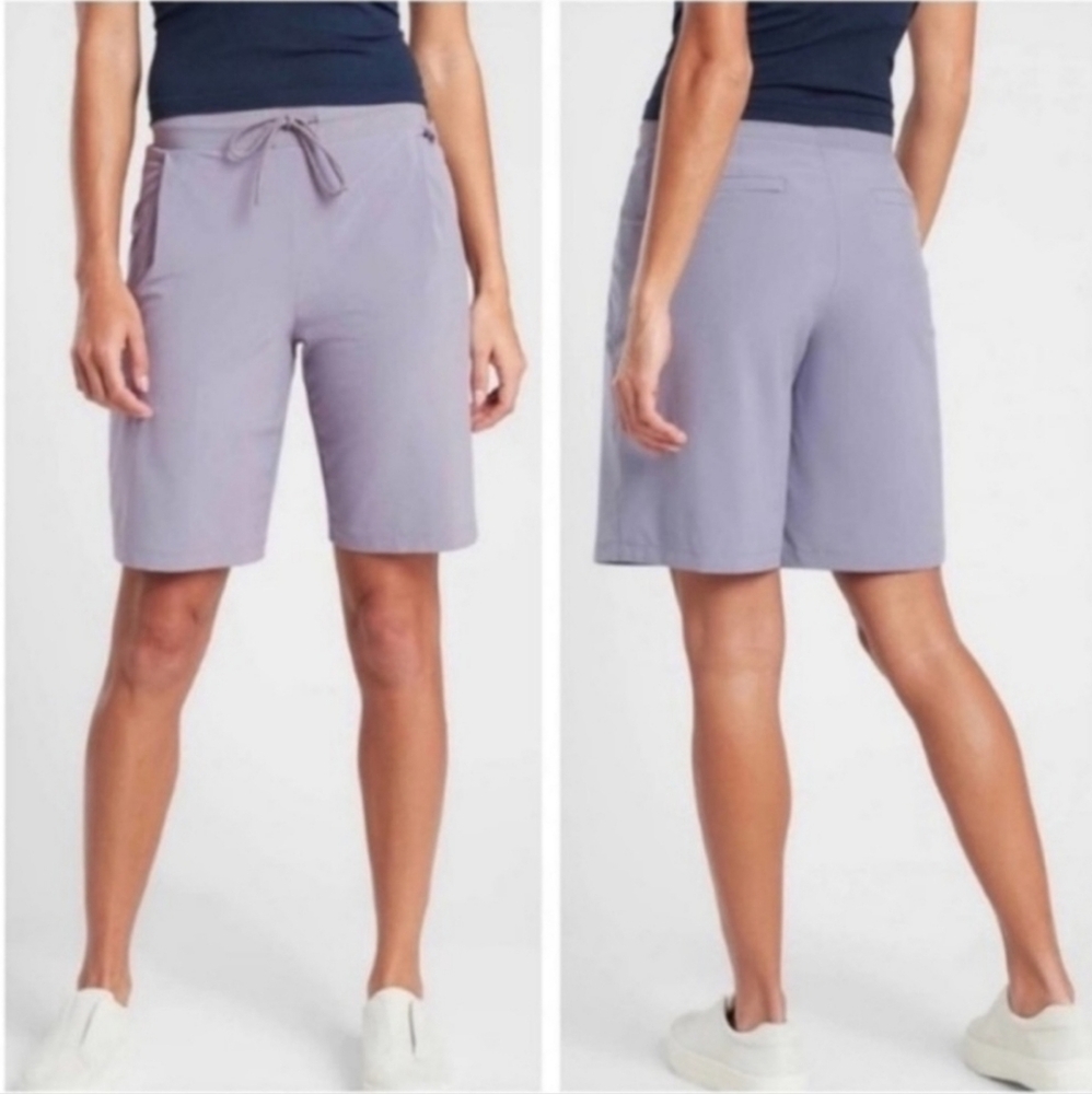 Athleta Venture Bermuda Shorts Tempest Violet Size 6
